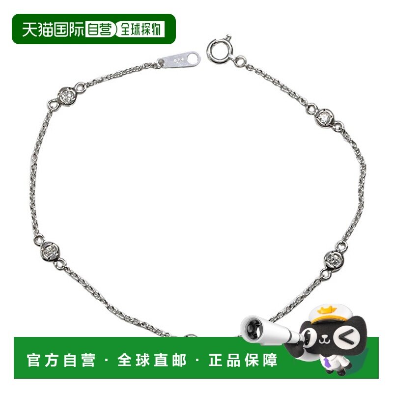 日本直邮(264510) 站钻石手链 0.14 克拉女士手链 4 月诞生石 K18