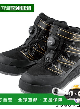 日本直邮Gamakatsu Footwear G-Spec 毛毡钉鞋（动力型）M码黑色/