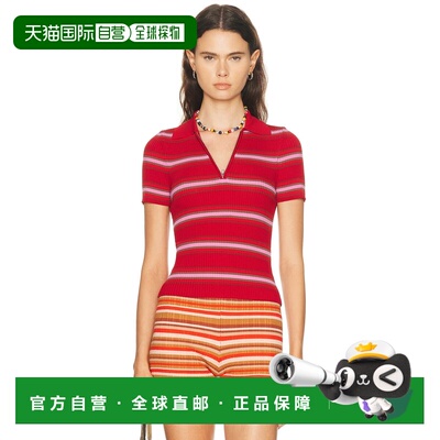 1h可退 香港直邮Staud 女士 Ren 上衣 R26S3132VN 舒适时尚