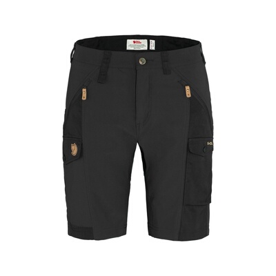 自营欧洲直邮Fjallraven北极狐 Nikka女士黑色G-1000徒步短裤运动
