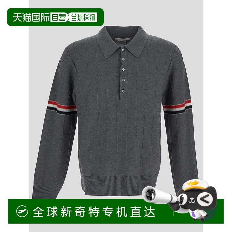 香港直邮THOM BROWNE 男士针织毛衣 MKP108AY1002035羊毛