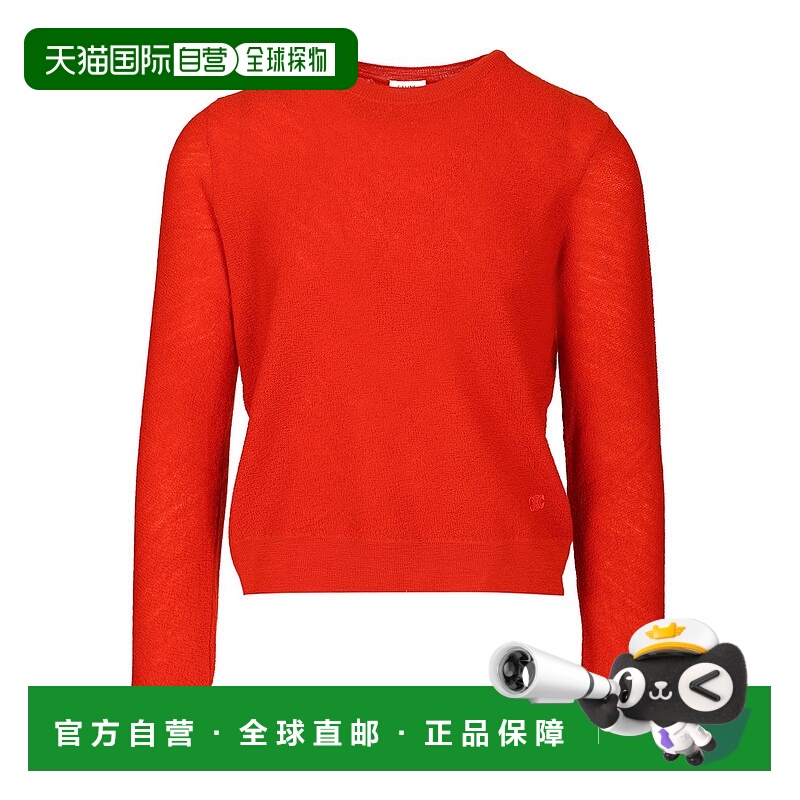 香港直邮CELINE 男士针织衫 RY0EK092527BR AW2025 红色 长袖针织