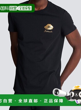 香港直邮BALMAIN 男士T恤 DH0EF000GE09EAD短袖高档舒适透气百搭