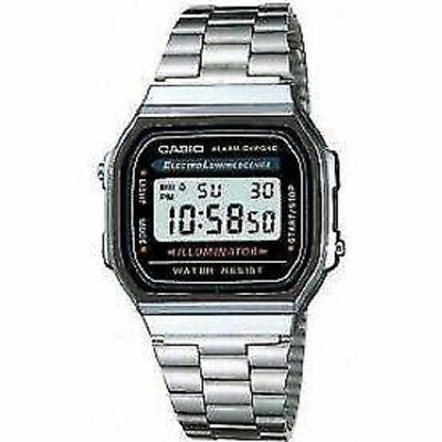 卡西欧复古时尚小方块手表A168WA-1WDF