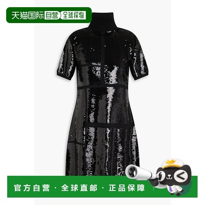 1h可退 香港直邮潮奢 JOSEPH 约瑟夫 女士 珠片羊毛混纺高领迷你