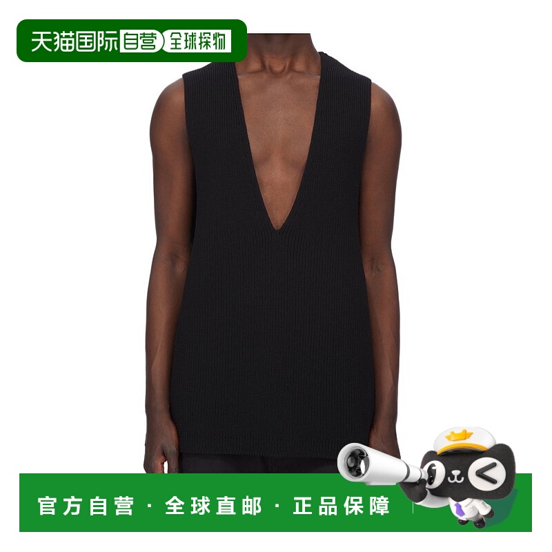香港直邮Rick Owens V领背心 RR02E1683KWVH