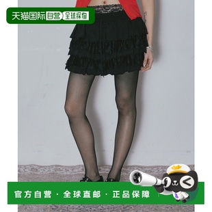 LAYER 韩国直邮NIIER 女士半身裙25NNSSBSKF001BK SKIRT_BLA NOR