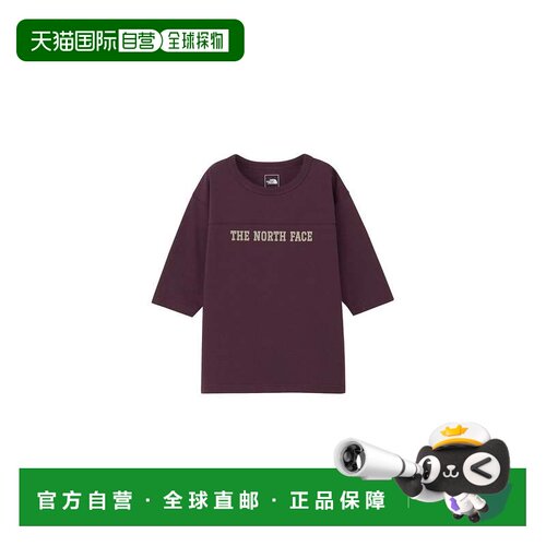 日本直邮THE NORTH FACE 3/4 图形 T 恤短袖北面户外