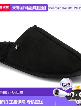 自营 vance co.Vance男式Duncan Shearing飞毛腿拖鞋-黑色 美国奥