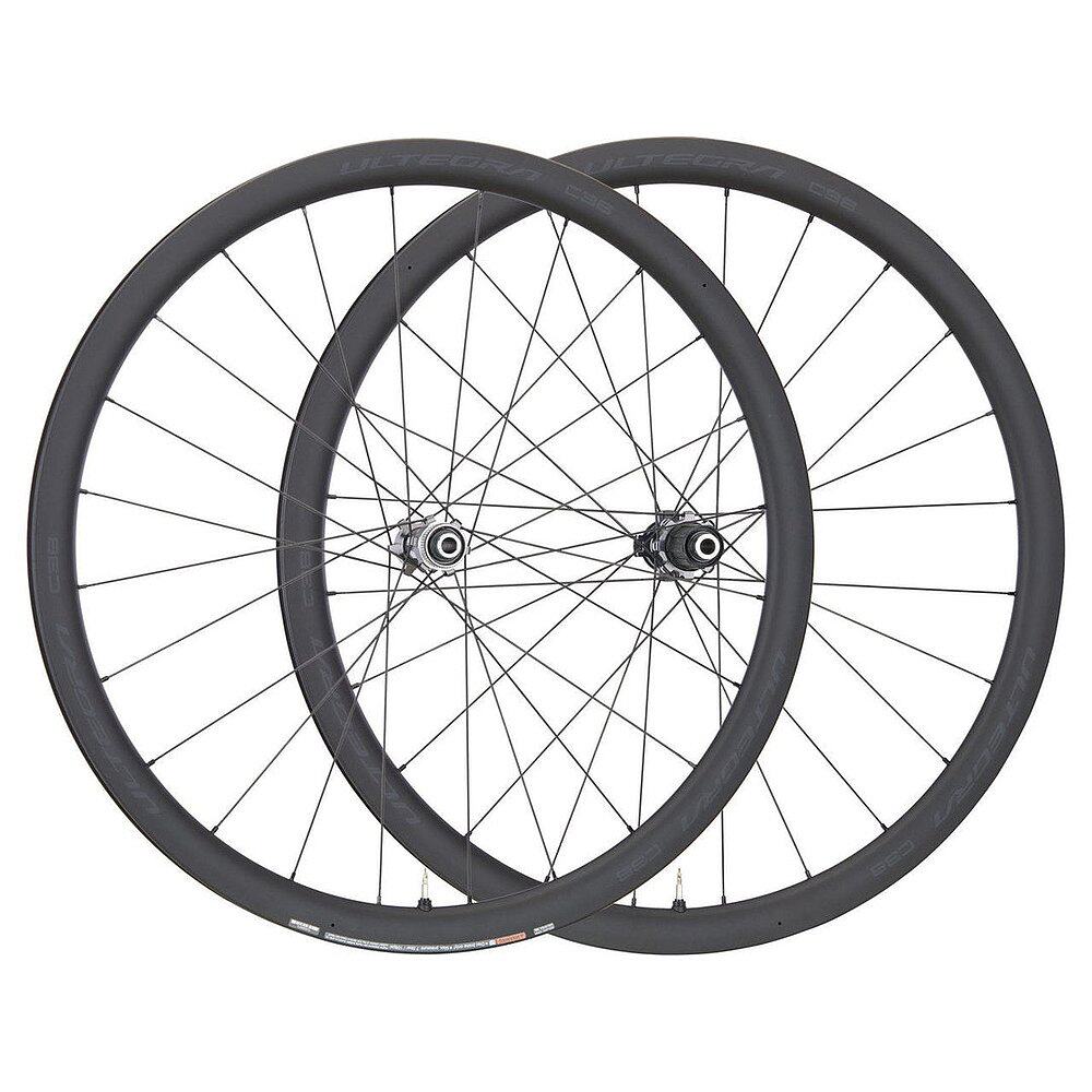 禧玛诺SHIMANO ULTEGRA C36真空胎碟刹自行车轮组 公路车骑行轮框