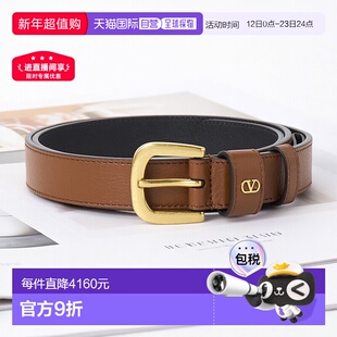 1h可退 韩国直邮valentino 男士 腰带新款牛皮休闲华伦天奴皮带