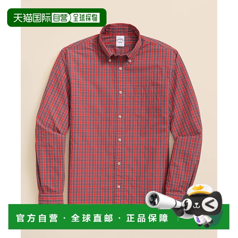 1h可退 【美国直邮】brooks brothers 男士 衬衫布克兄弟