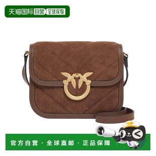 棕色 香港直邮PINKO AW2025 104297A2JHL74V 翻盖单肩 女士斜挎包