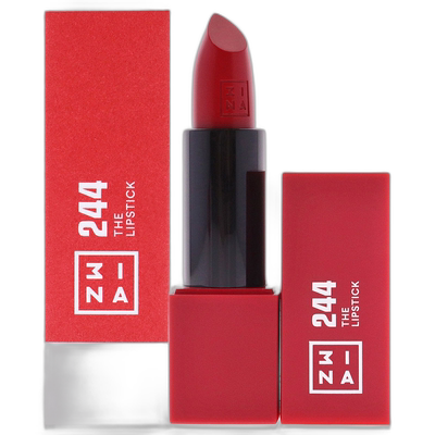 美国直邮3INA 唇膏 - 244 正红色 唇彩女士4.8ml正品