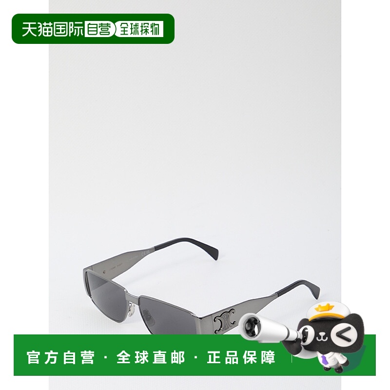 香港直邮CELINE 男士太阳镜 4S325CMLB36RS AW2025 灰色 徽标太阳