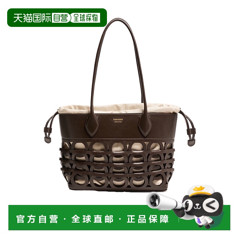 香港直邮Salvatore Ferragamo Gancini 托特包 FER2B8K2