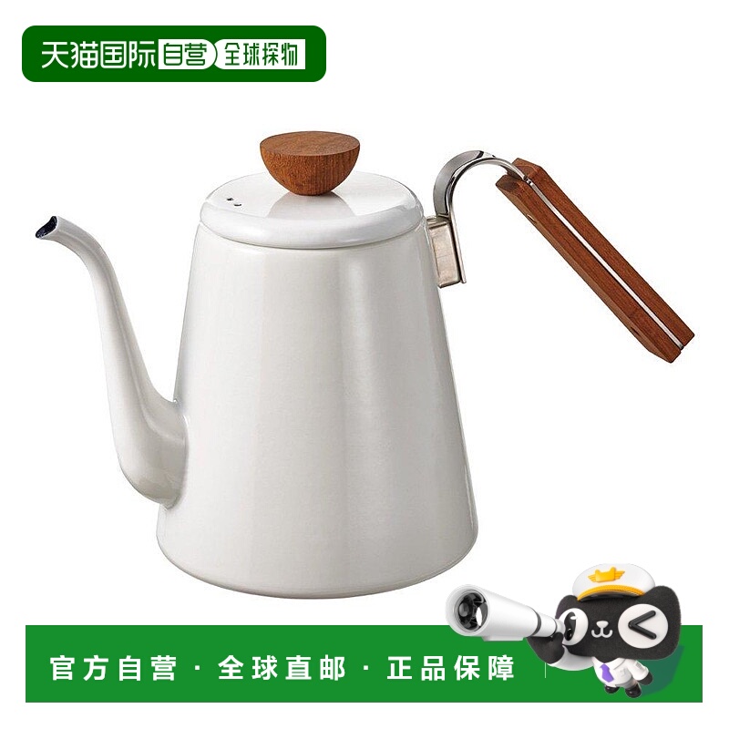 【日本直邮】HARIO咖啡手冲壶不锈钢云朵壶滴滤长嘴细口水壶BDK-8