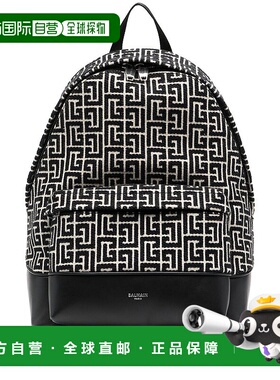 香港直邮BALMAIN 男士双肩包 XM1GE150TJMYGFE AW2023 黑色 BALMA