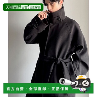 1h可退 2way立领针织梅尔顿大衣宽松长 日本直邮classicalelf男装