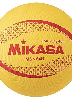 日本直邮Mikasa米卡萨 软式排球64cm 小学5/6年级用 黄色 MSN64H