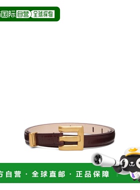 香港直邮Balmain Anthem 皮革腰带 FN0WJ191LDAX皮带