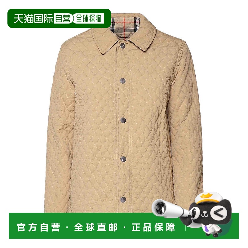 1h可退 香港直邮BURBERRY 女士夹克 8093888 AW2024 浅棕色 Rever