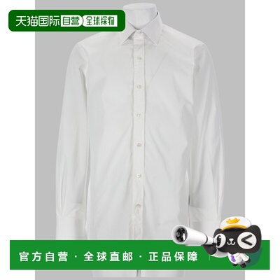 香港直邮TOM FORD 男士衬衫 HSBS01CGS11WAA AW2026 白色