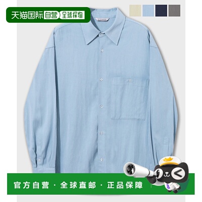 韩国直邮MIMTHEWARDROBE公用男衬衫MW241SH1BL