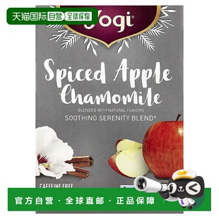 香港直邮约琪,Spiced Apple Chamomile, Caffeine Free, 16 Tea B