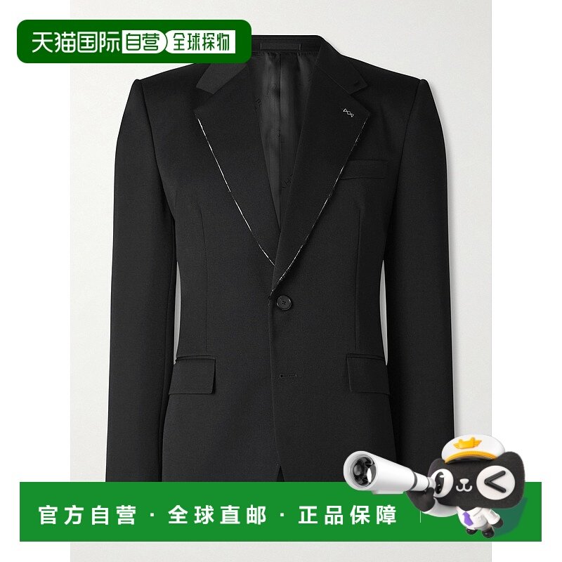 香港直邮潮奢 Givenchy 纪梵希 男士 羊毛/斜纹布西装外套 BM30LR