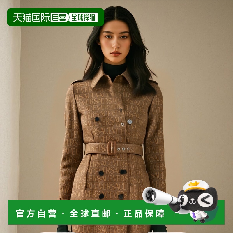 1h可退 香港直邮VERSACE 女士外套 10114991A033152N740长袖风衣