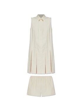 MONCLER 女士连衣裙 K10932G00011597LQ050 CO 乳白色