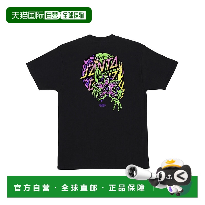 1h可退 日本直邮SANTA CRUZ男装联名Demogorgon半袖T恤 背面大log