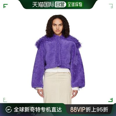 香港直邮潮奢 Jacquemus 女士 紫色 Le Papier 系列 La Veste Pil