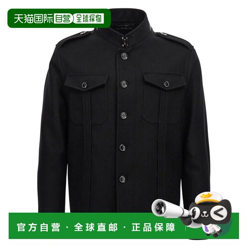 1h可退 欧洲直邮TOM FORD 男士夹克 OJS009FMW047F24LB999 CO 黑