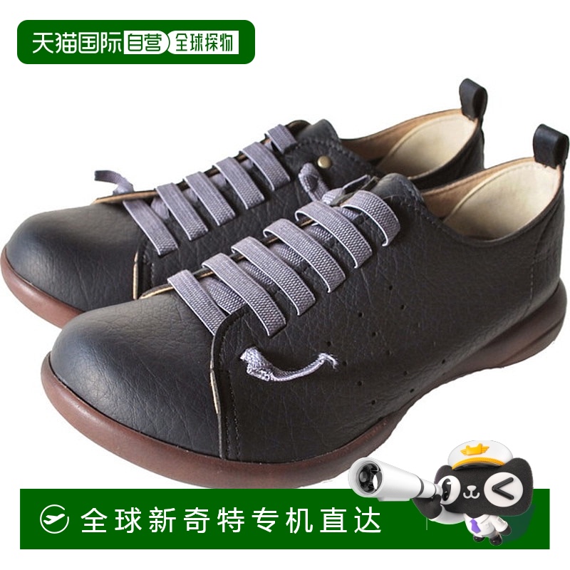 日本直邮Re getA 系带弹力带舒适 R-074 休闲鞋 R074-BLK