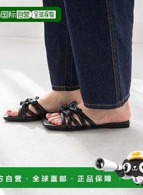 日本直邮Menue 扁平脚管带凉鞋 ME8623BW02859一脚蹬