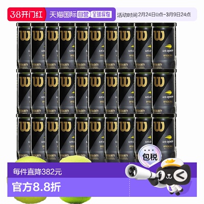 日本直邮Wilson 网球 US Open Extra Duty wrt1000j-30 2 球 30