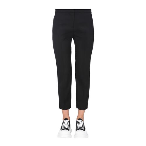 ALEXANDER MCQUEEN 女士休闲裤 584873 AW2022 黑色
