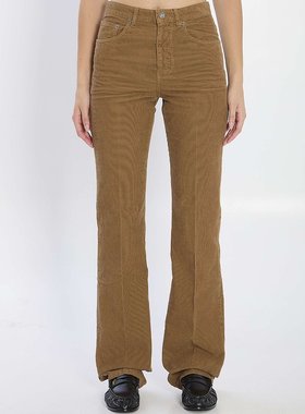 Saint Laurent 圣罗兰 女士 Clyde 灯芯绒长裤 705103Y29IA