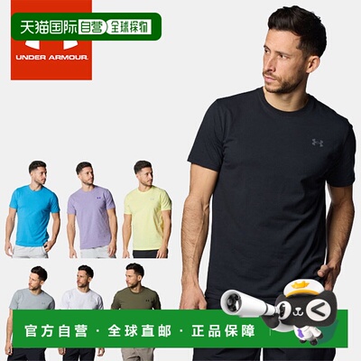 日本直邮Under Armour 男士T恤短袖圆领单点标志UA Performance C