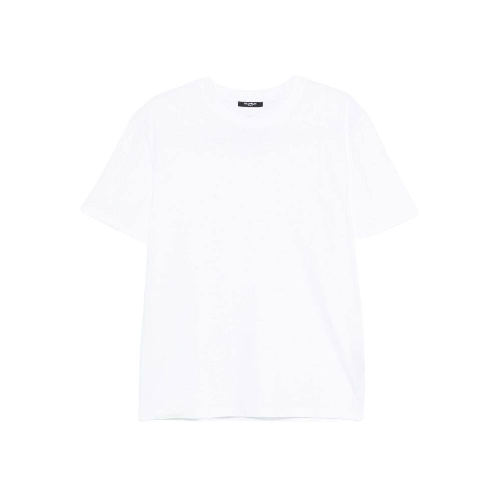 BALMAIN 男士T恤 FH0EG000GF30GAB AW2025 白色短袖
