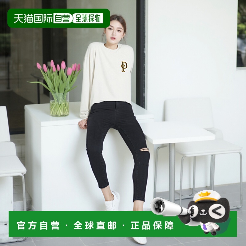 1h可退 日本直邮B:MING PENDLETON 徽章长袖T恤刺绣胸标2025新款