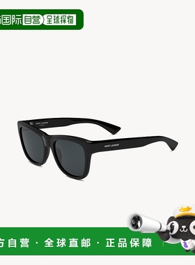 自营欧洲直邮YSL圣罗兰 SL 816女士黑色醋酸纤维logo标识猫眼款太