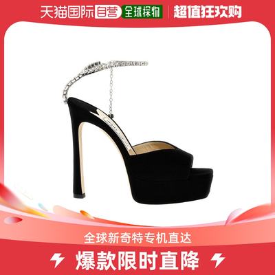 香港直邮Jimmy Choo Saeda露趾高跟凉鞋 SAEDASANDALPF125EWA