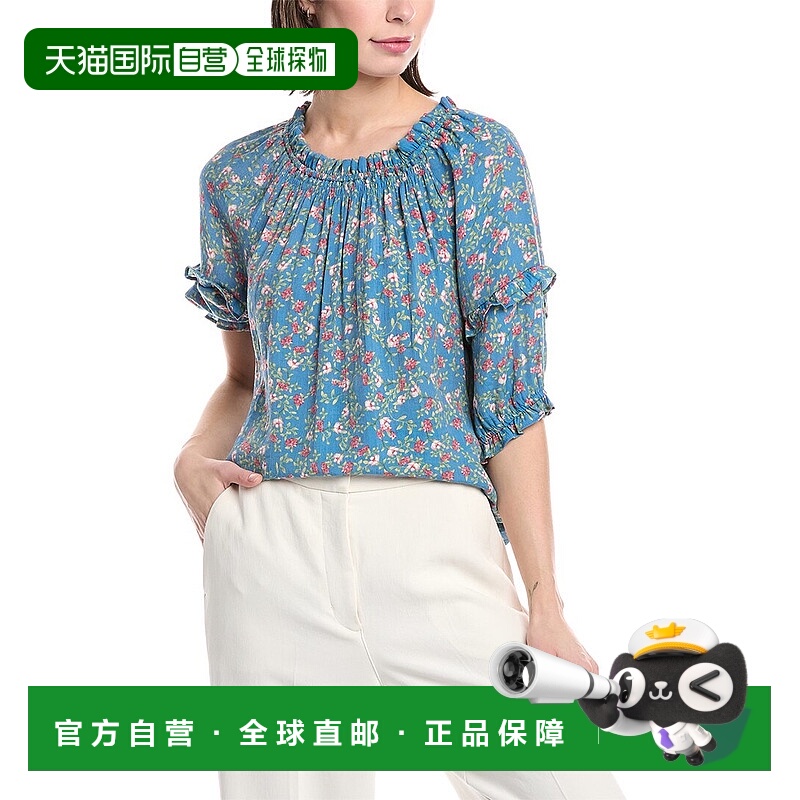 自营 Nanette Nanette Lepore Blouse - blue 美国奥莱直发