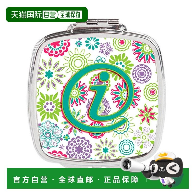 自营 Carolines Treasures CJ2011-ISCM 字母 I 花朵粉红色正品