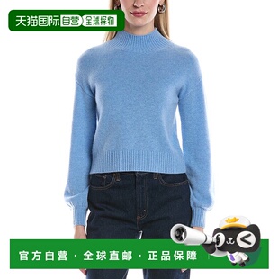 自营philosophy Balloon Sleeve Cashmere Sweater - blue 美国奥