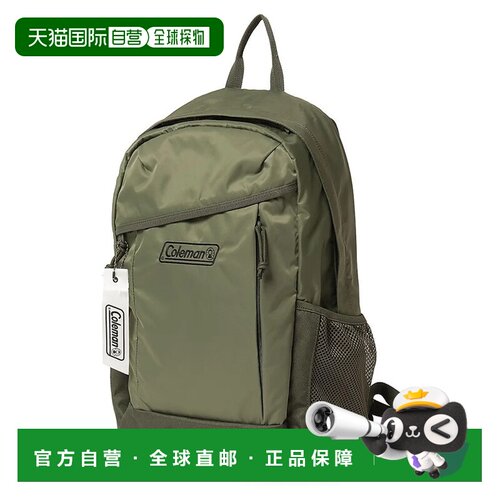 日本直邮Coleman 睡袋 森林绿双肩包背包