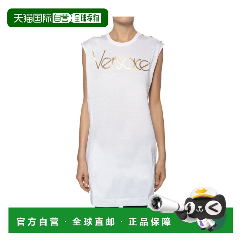 香港直邮VERSACE 女士衬衫 A80642A201952A1001 AW2018 白色